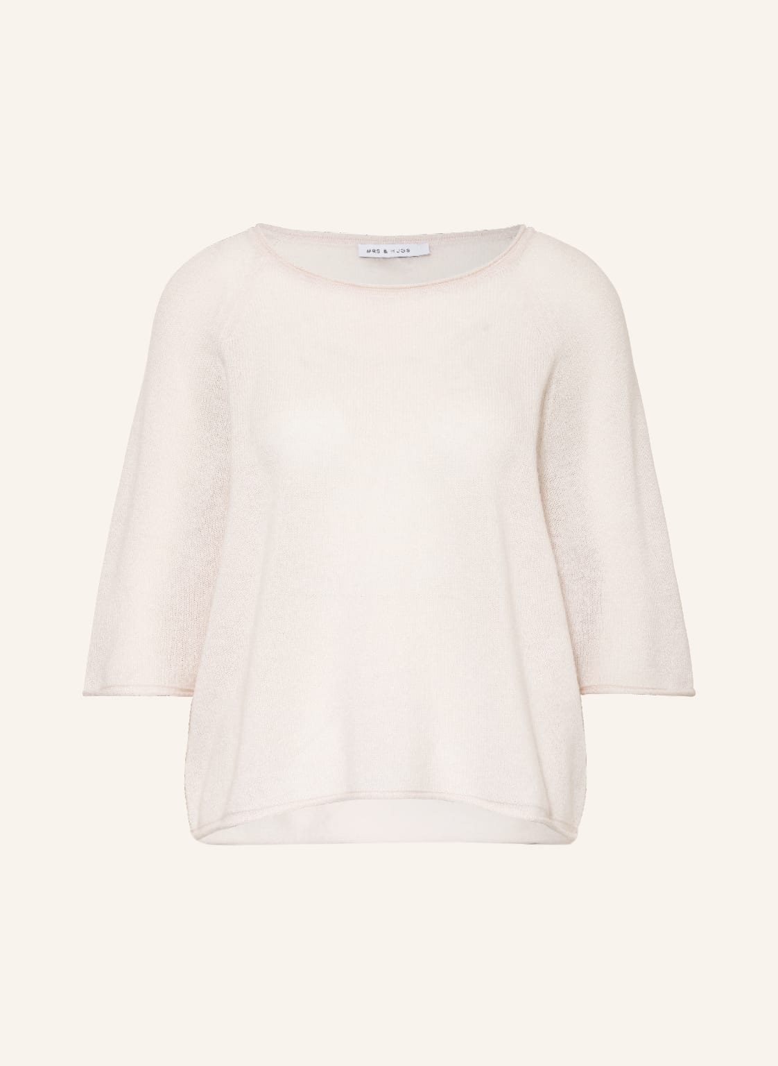 Image of Mrs & Hugs Strickshirt Aus Cashmere grau