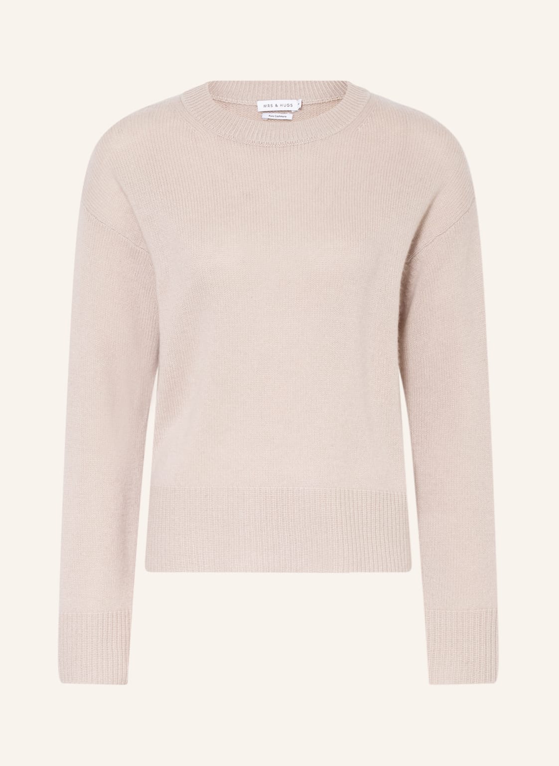 Image of Mrs & Hugs Cashmere-Pullover beige