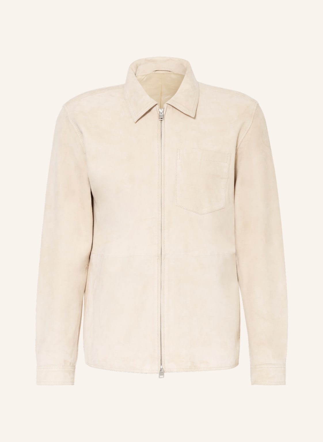 Image of Tiger Of Sweden Lederjacke Lawson beige