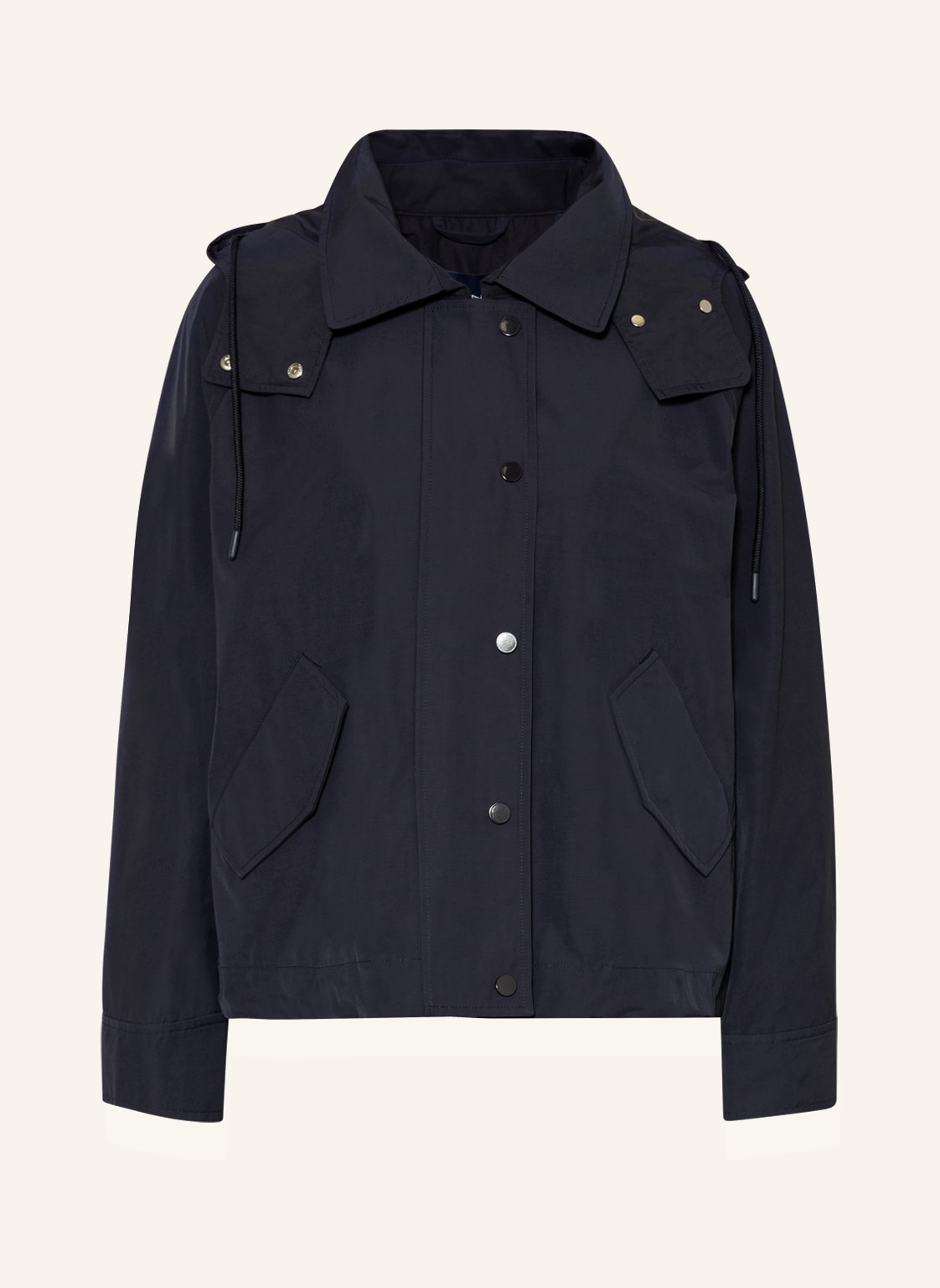 Image of Gant Blouson Mit Abnehmbarer Kapuze blau