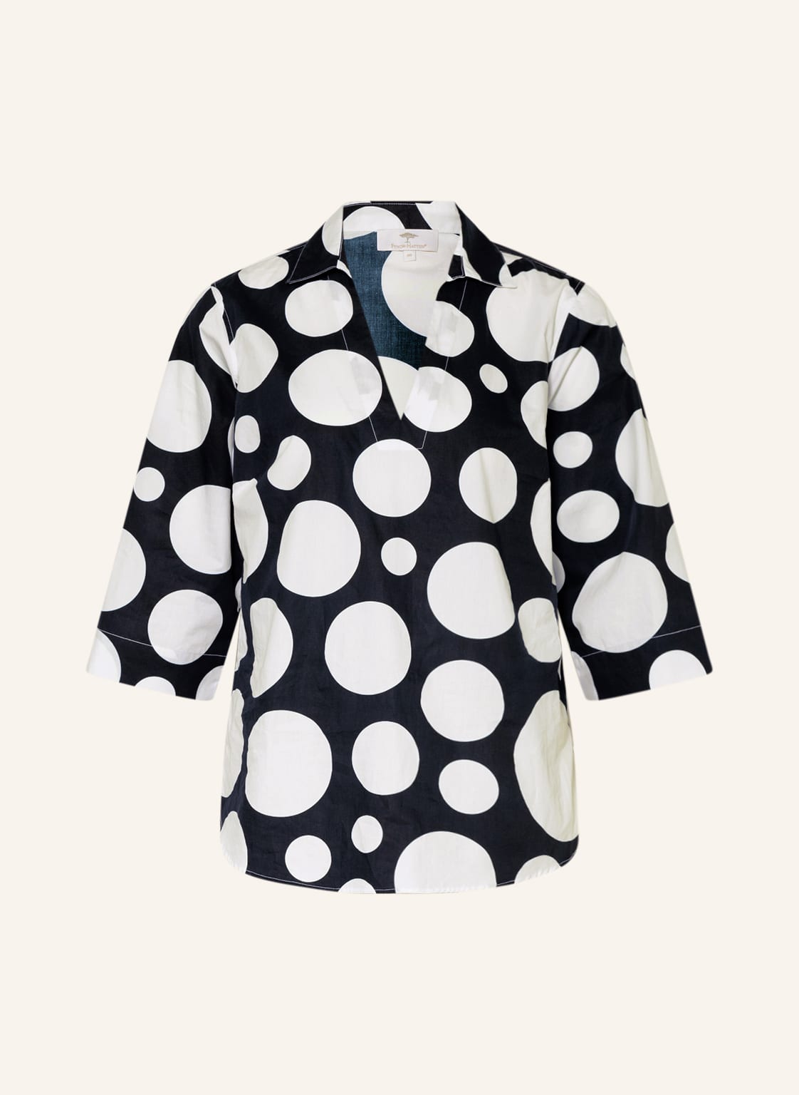 Image of Fynch-Hatton Blusenshirt Mit 3/4-Arm blau