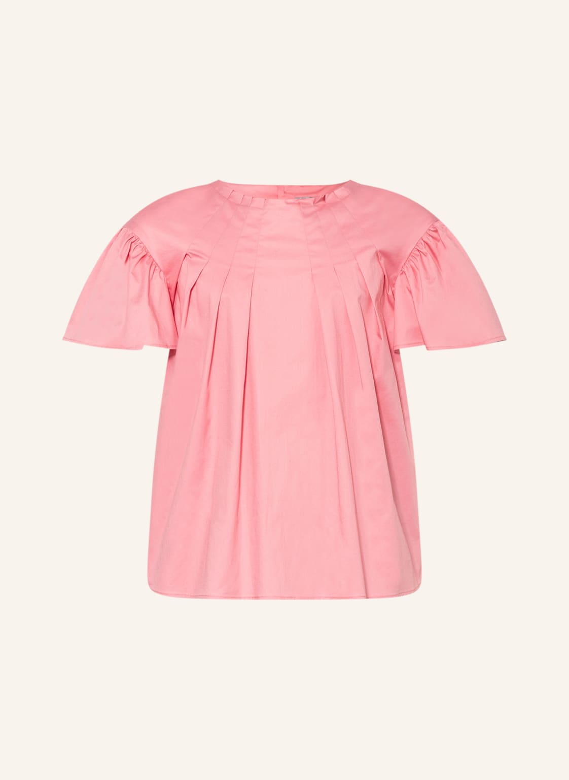 Image of Il Gufo Blusenshirt Mit Volants pink