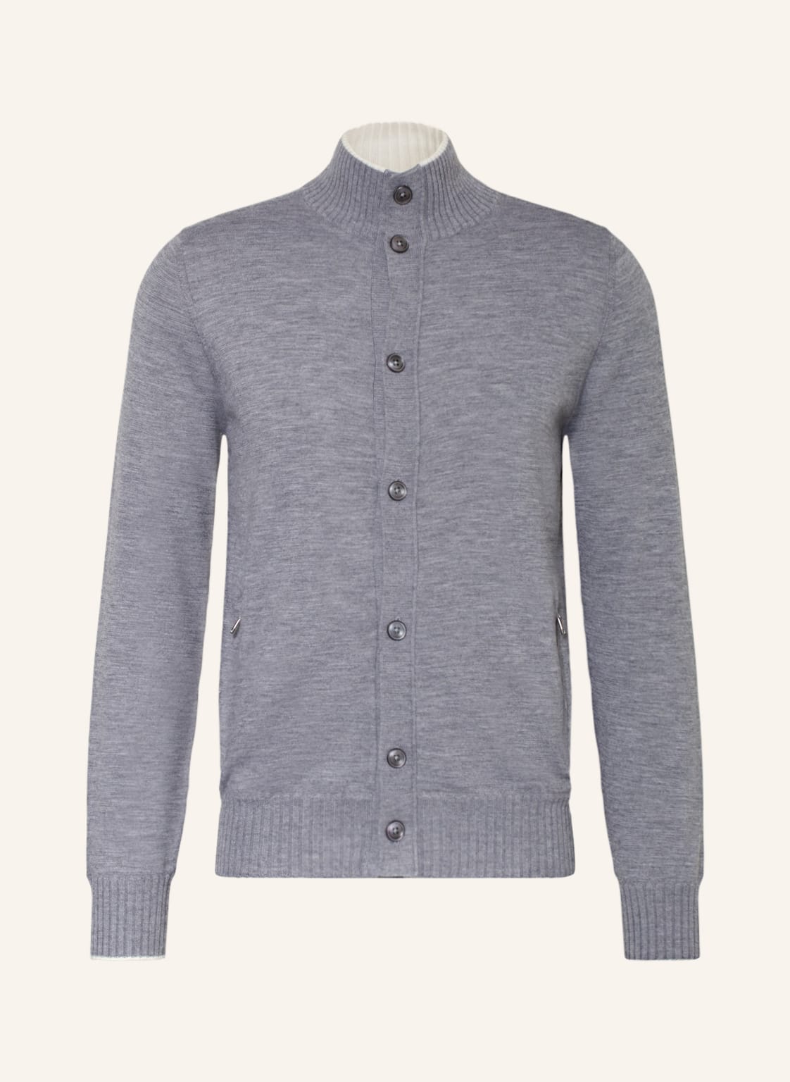 Image of Fioroni Strickjacke Aus Cashmere grau