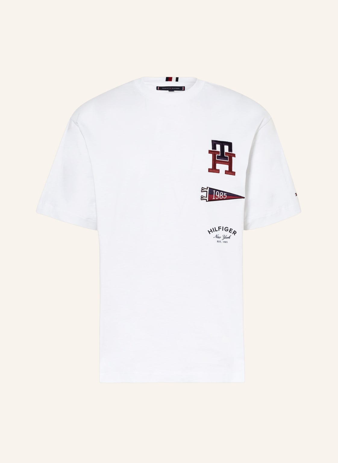Image of Tommy Hilfiger Oversized-Shirt weiss