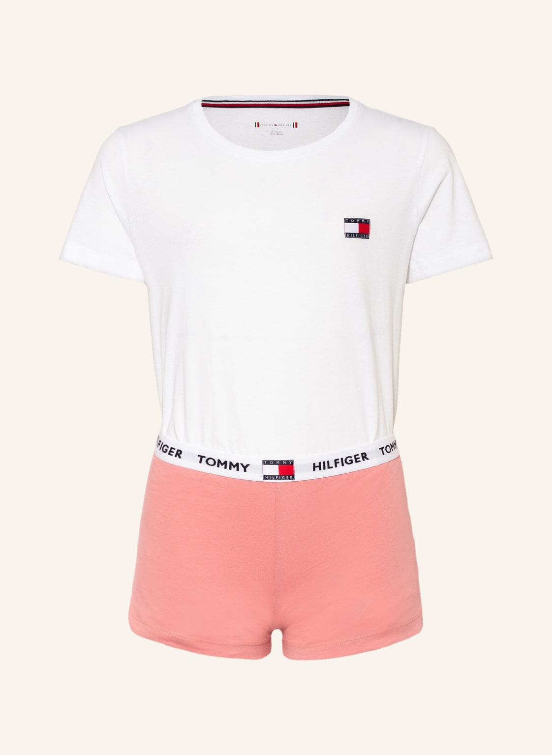 Image of Tommy Hilfiger Shorty-Schlafanzug rosa