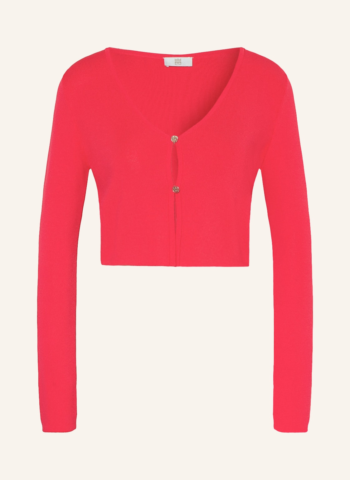 Image of Riani Cropped-Strickjacke rot