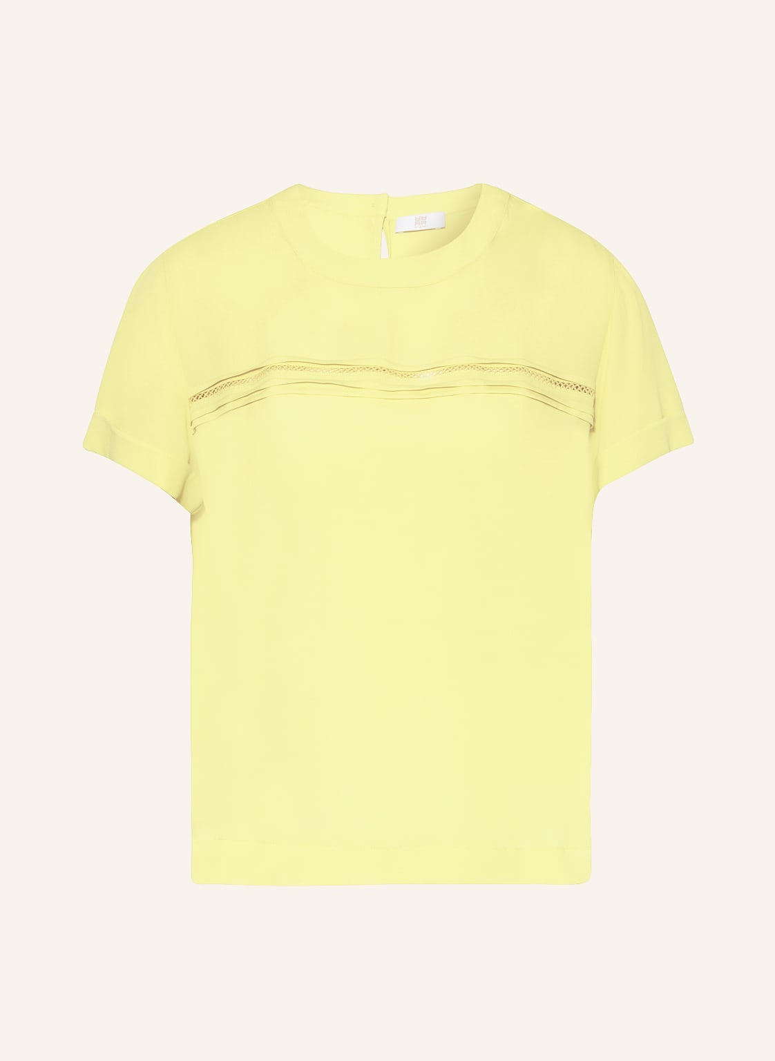 Image of Riani Blusenshirt Mit Seide gelb
