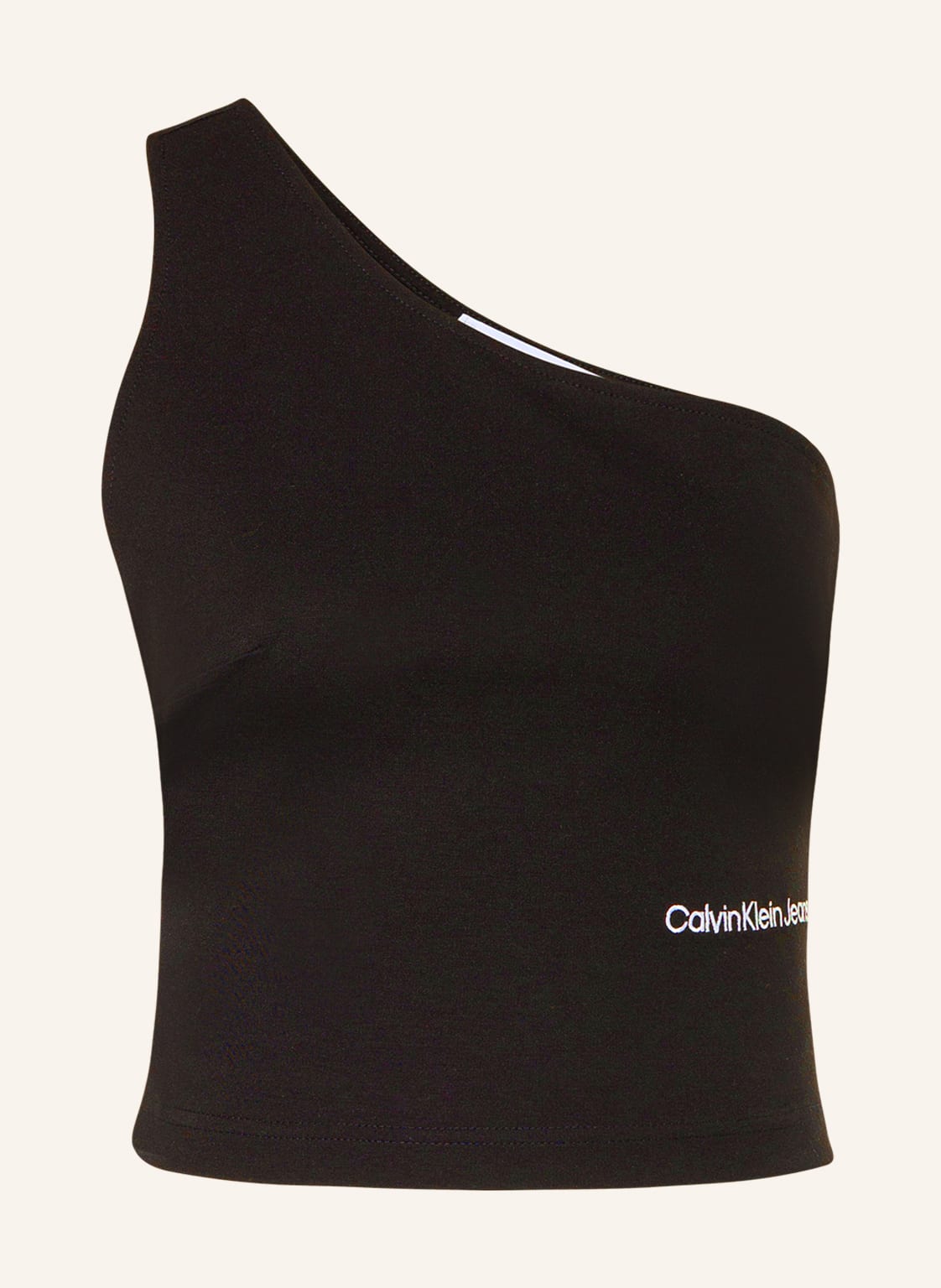Image of Calvin Klein Jeans One-Shoulder-Top schwarz