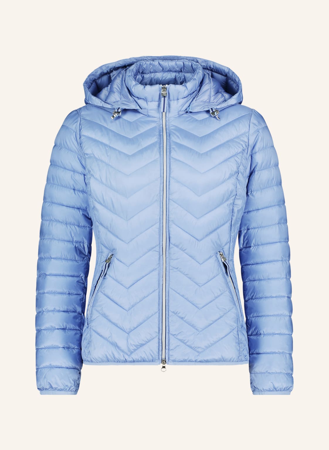 Image of Betty Barclay Steppjacke Mit Abnehmbarer Kapuze blau