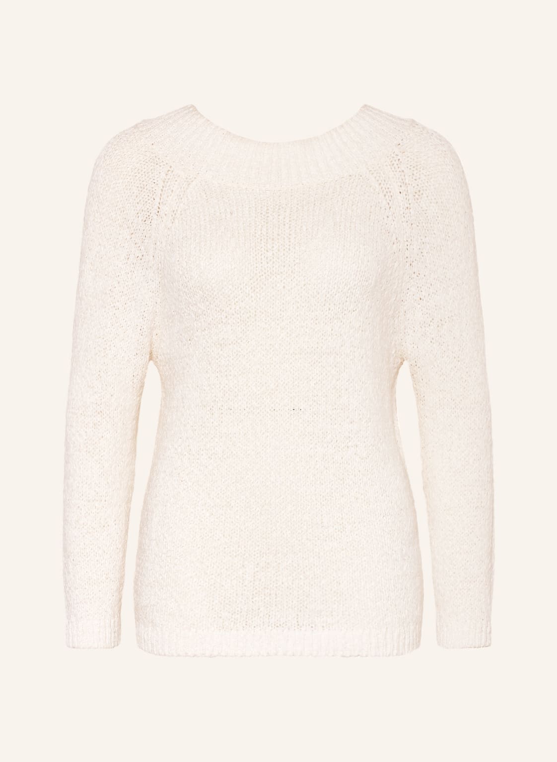 Image of Luisa Cerano Pullover Mit Leinen weiss