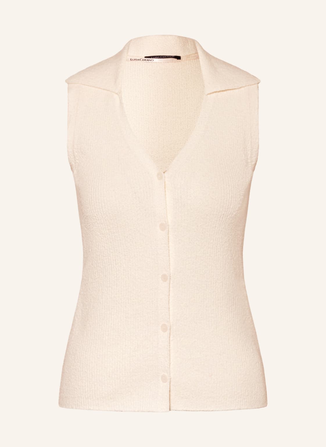 Image of Luisa Cerano Strickweste weiss