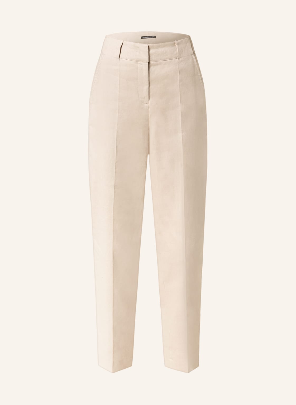 Image of Luisa Cerano Hose Mit Leinen beige
