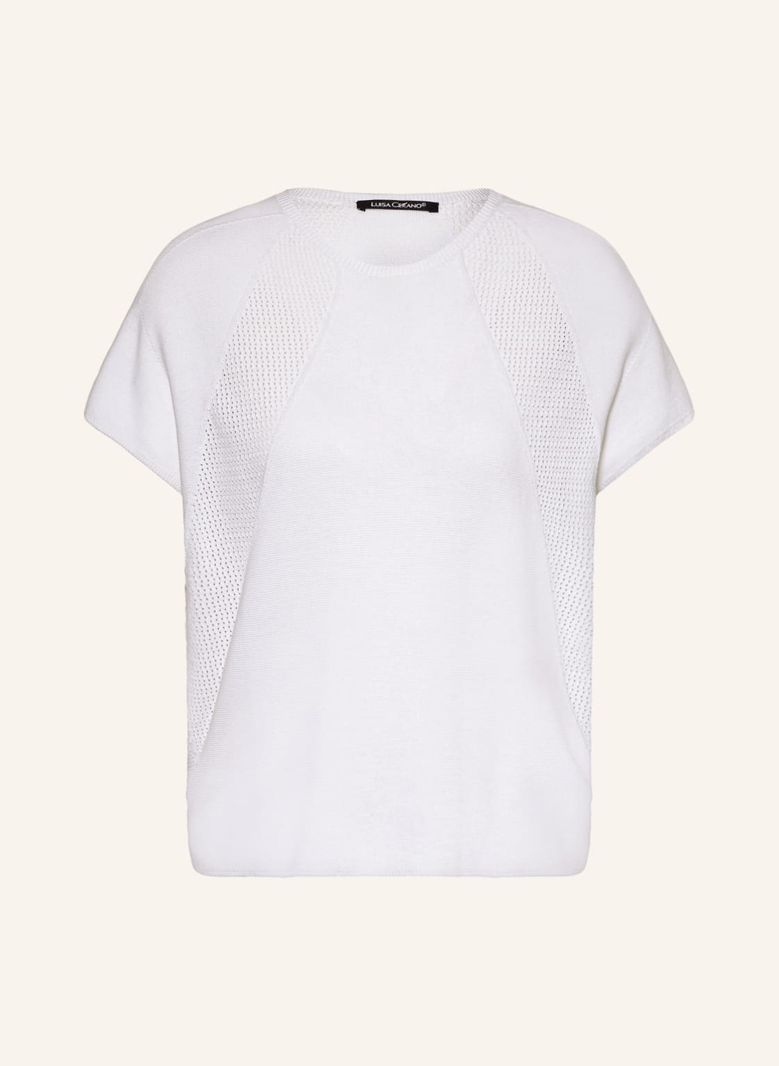 Image of Luisa Cerano Strickshirt weiss