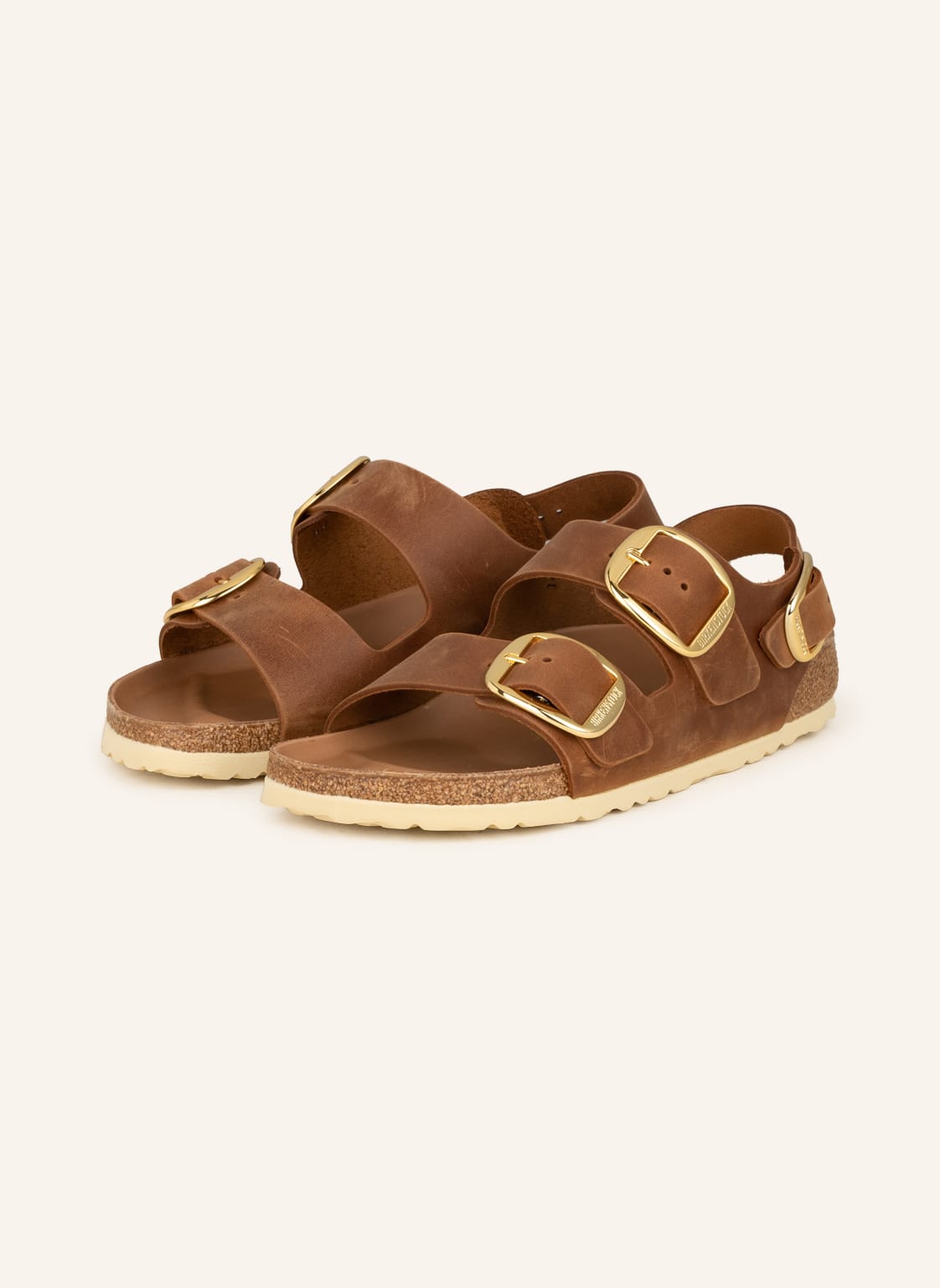 Image of Birkenstock Sandalen Milano Big Buckle braun