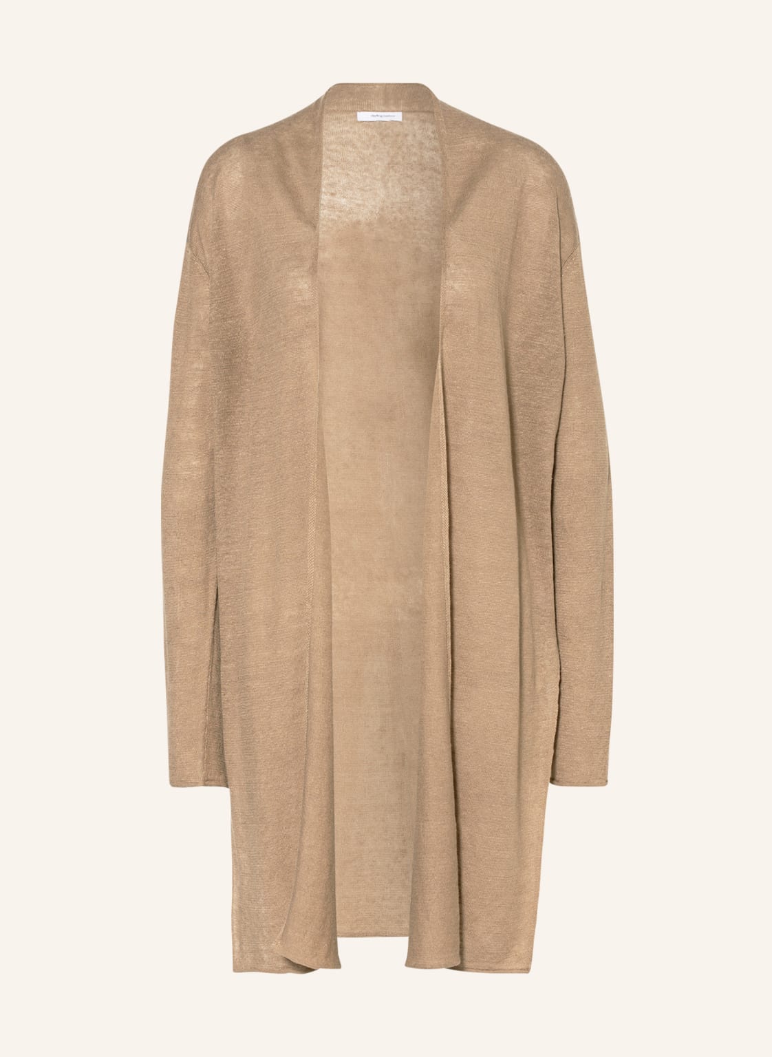 Image of Darling Harbour Strickhülle Aus Leinen beige