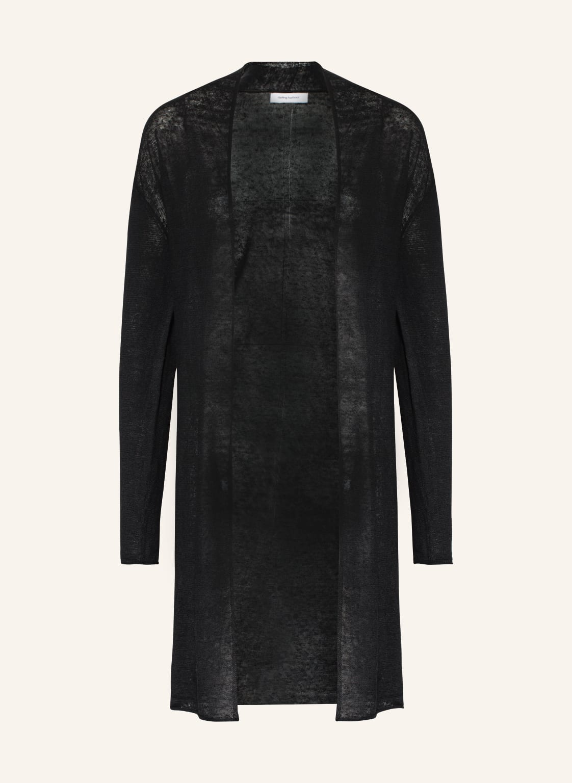 Image of Darling Harbour Strickhülle Aus Leinen schwarz