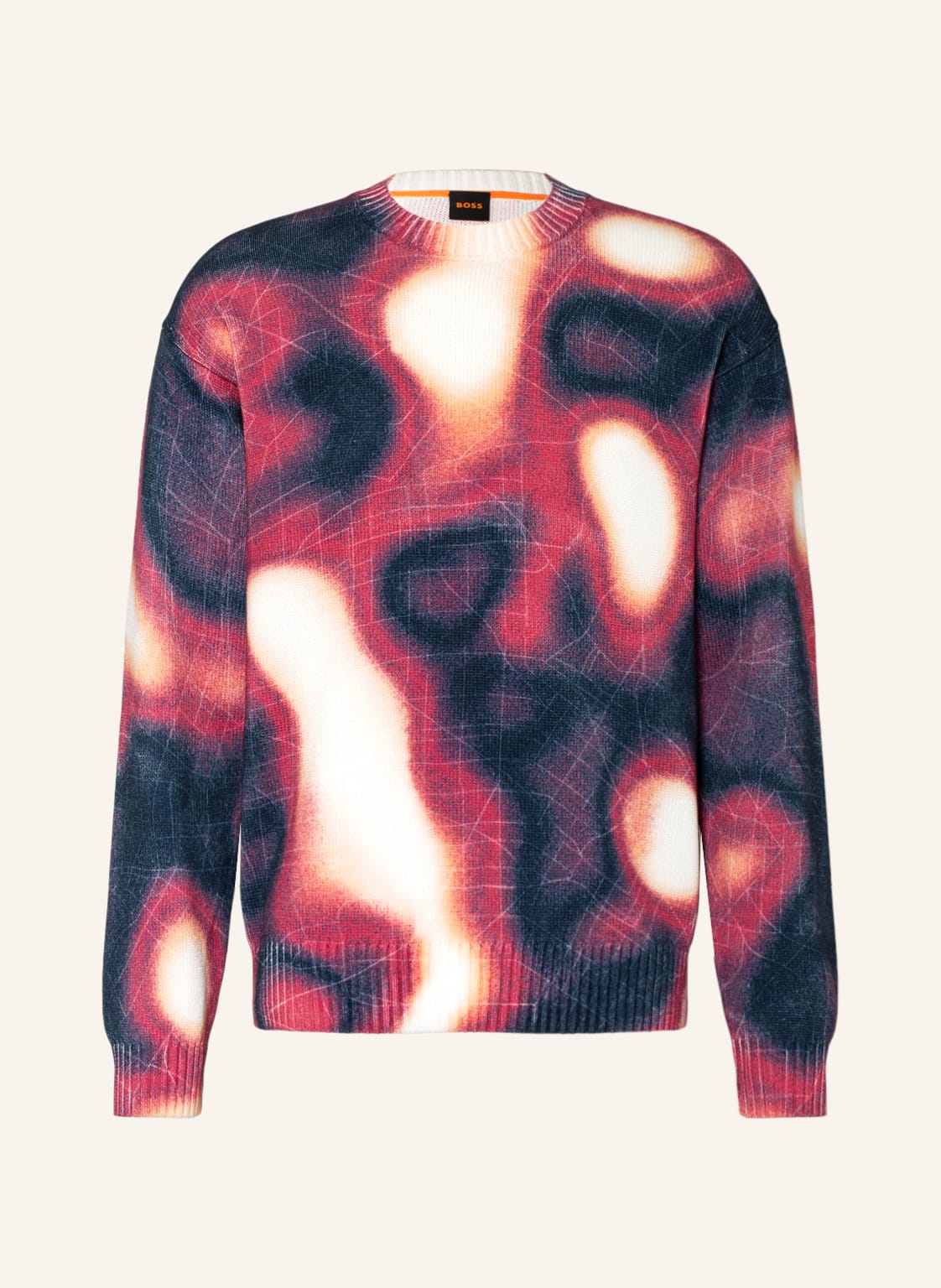 Image of Boss Pullover Avenice rot