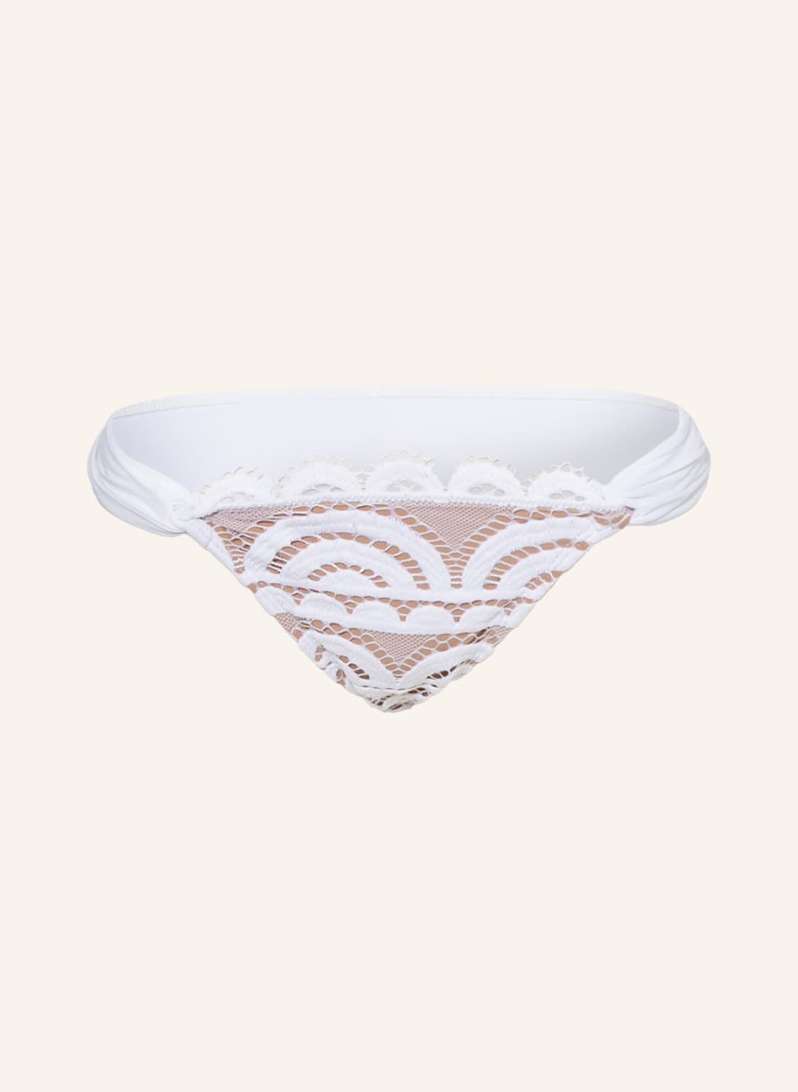 Image of Pilyq Triangel-Bikini-Hose Lace Fanned Teeny weiss
