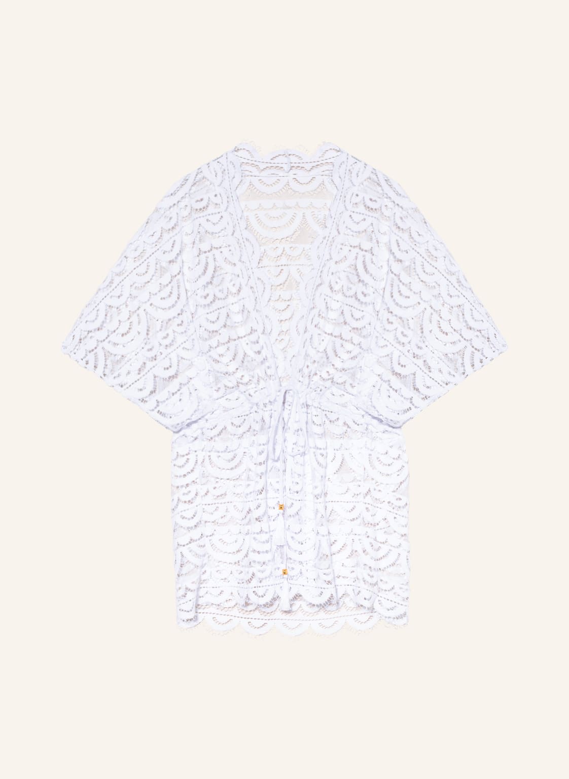 Image of Pilyq Damen-Kimono Waterlily weiss