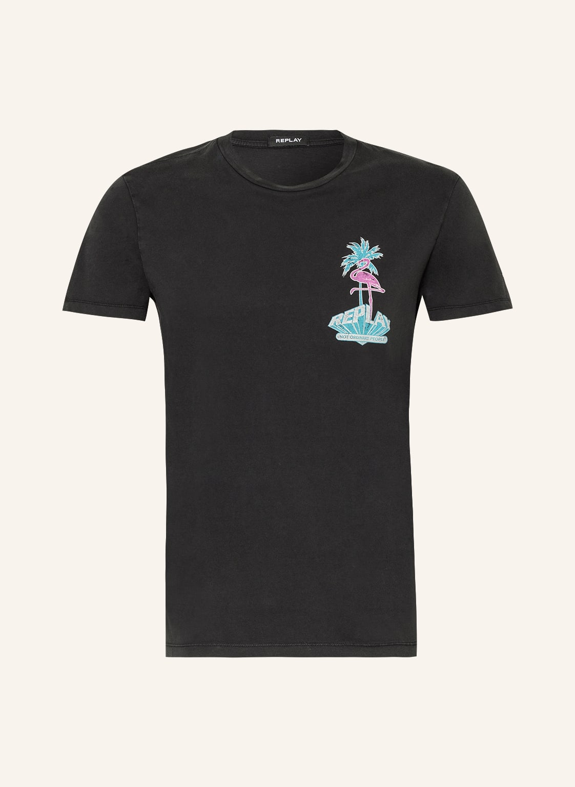 Image of Replay T-Shirt schwarz