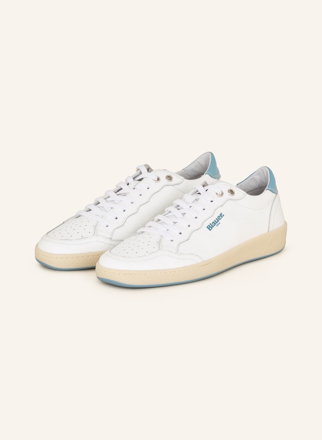 Image of Blauer Sneaker Olympia weiss