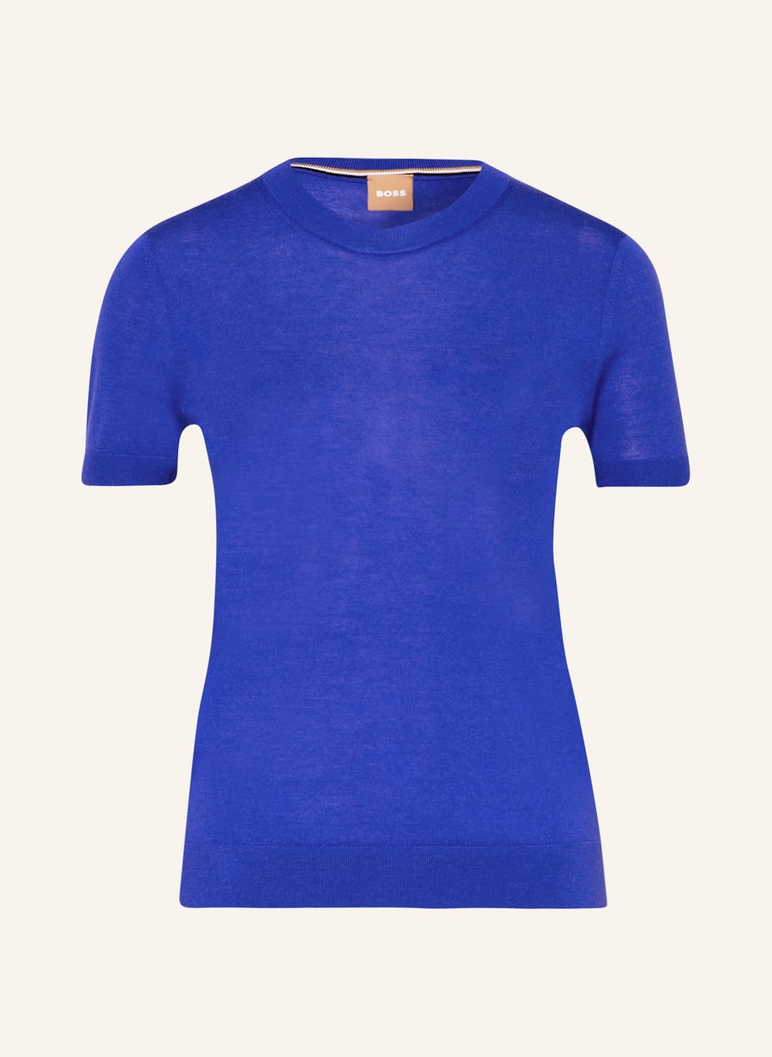 Image of Boss Strickshirt Falyssiasi blau