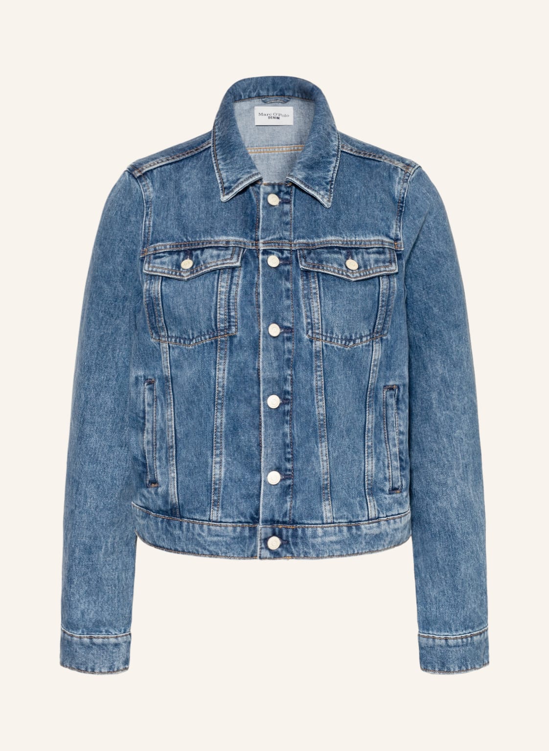 Image of Marc O'polo Denim Jeansjacke blau