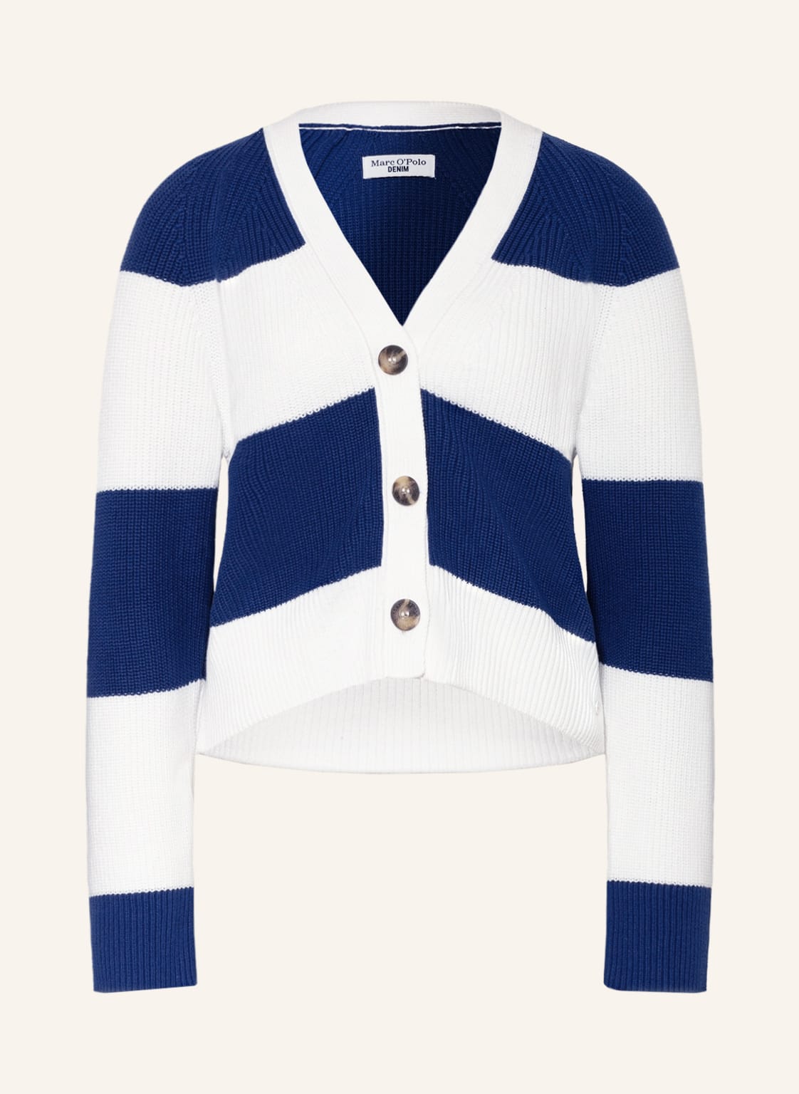 Image of Marc O'polo Denim Strickjacke blau