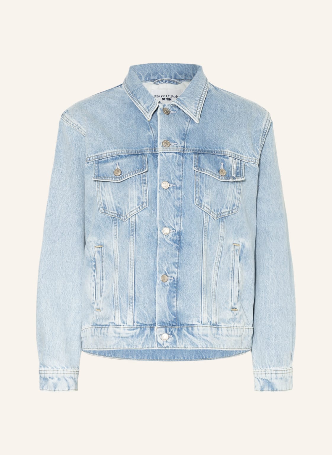Image of Marc O'polo Denim Oversized-Jeansjacke blau