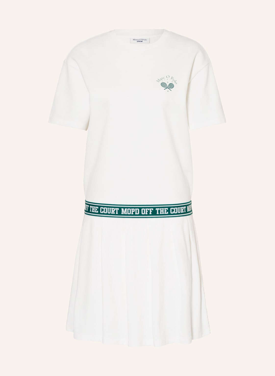 Image of Marc O'polo Denim Kleid weiss