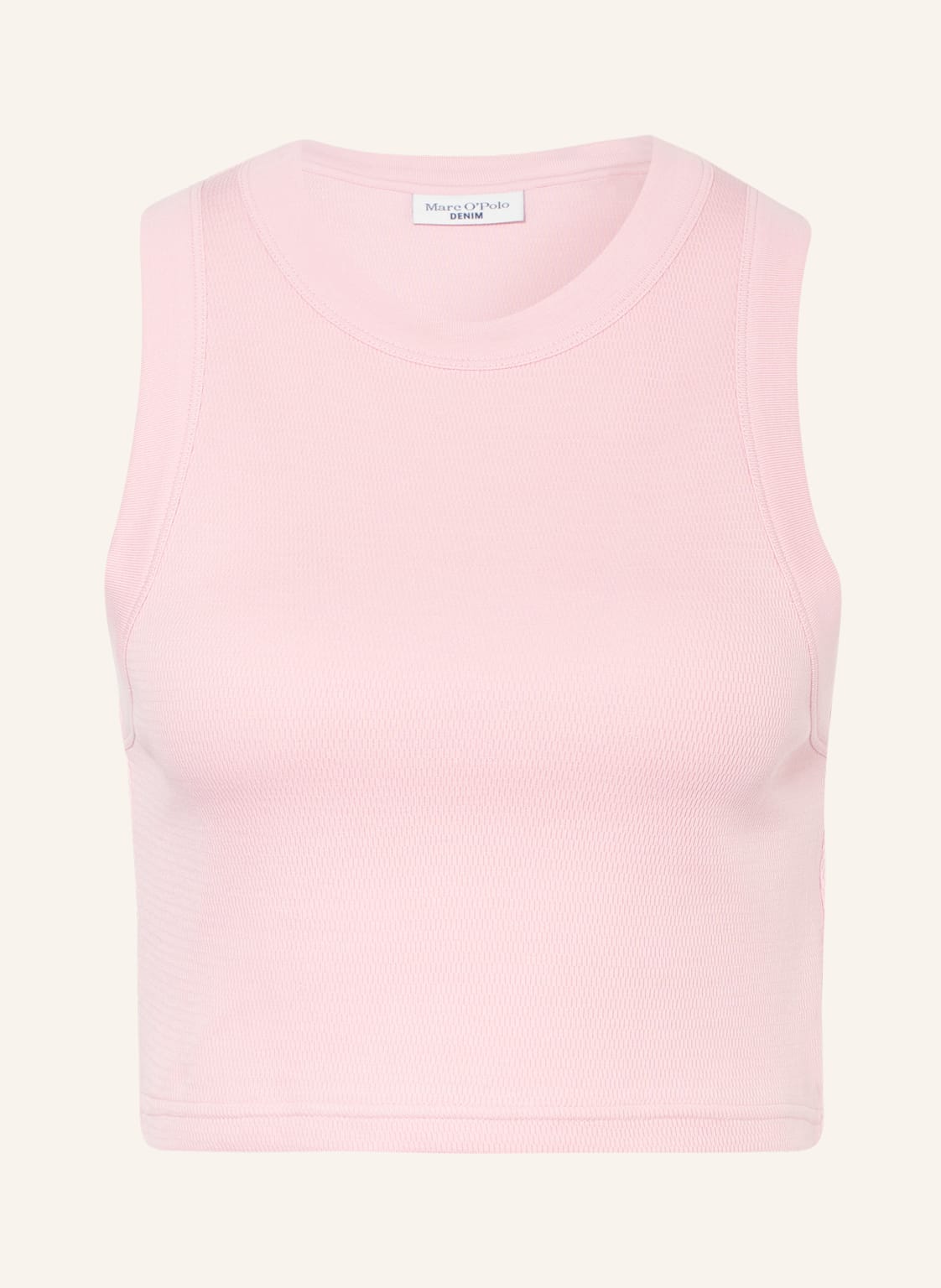 Image of Marc O'polo Denim Cropped-Top rosa