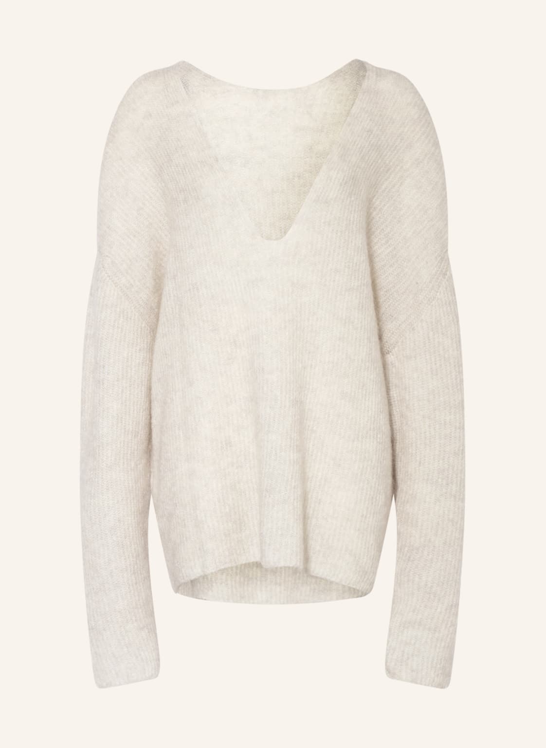 Image of Black Palms Oversized-Pullover Selima Mit Mohair beige