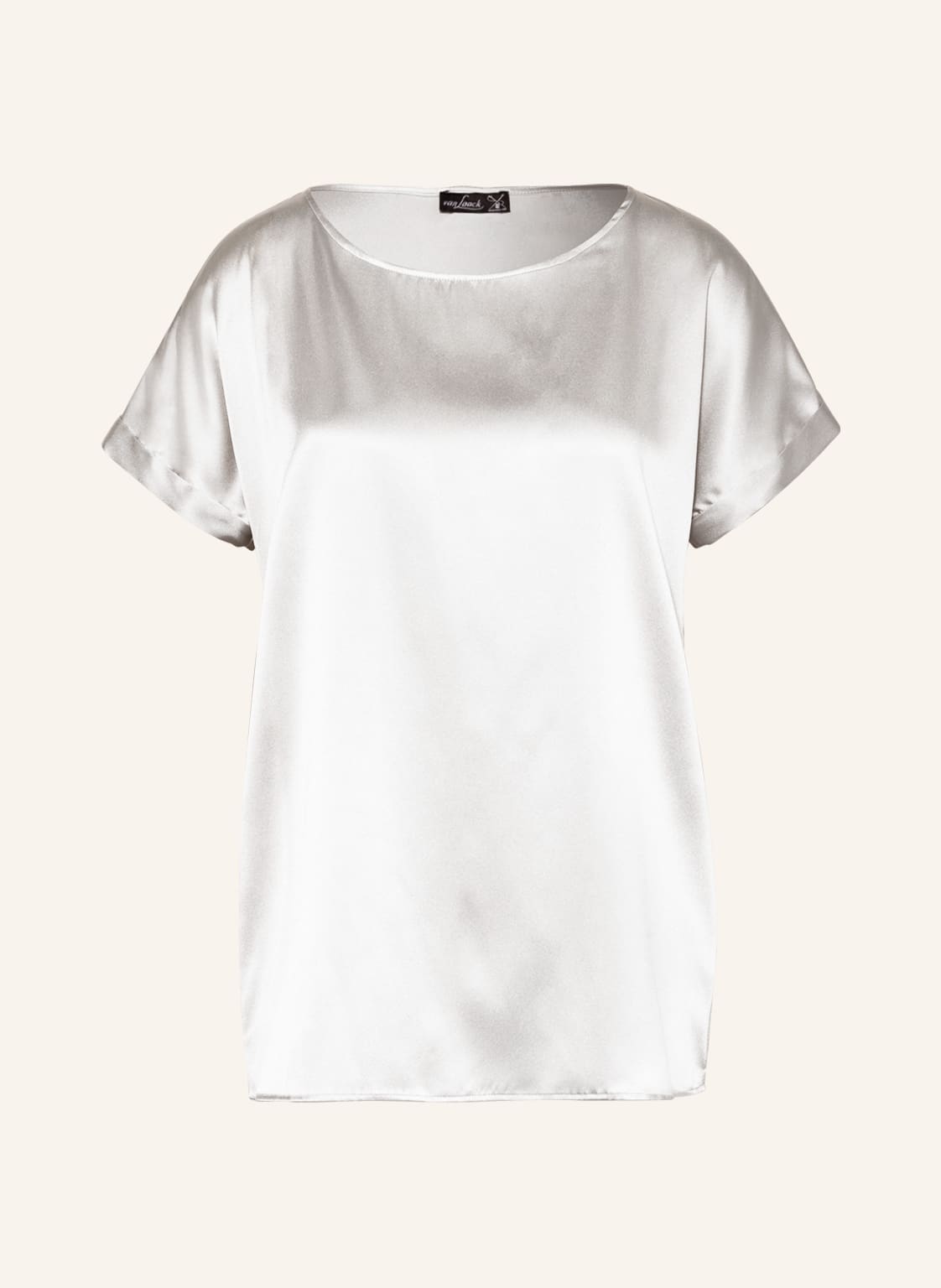 Image of Van Laack Blusenshirt Taya Aus Seide grau