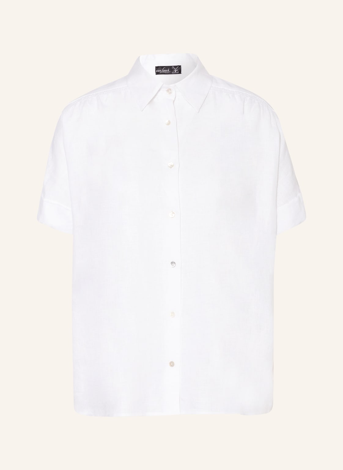 Image of Van Laack Hemdbluse Tahia Aus Leinen weiss