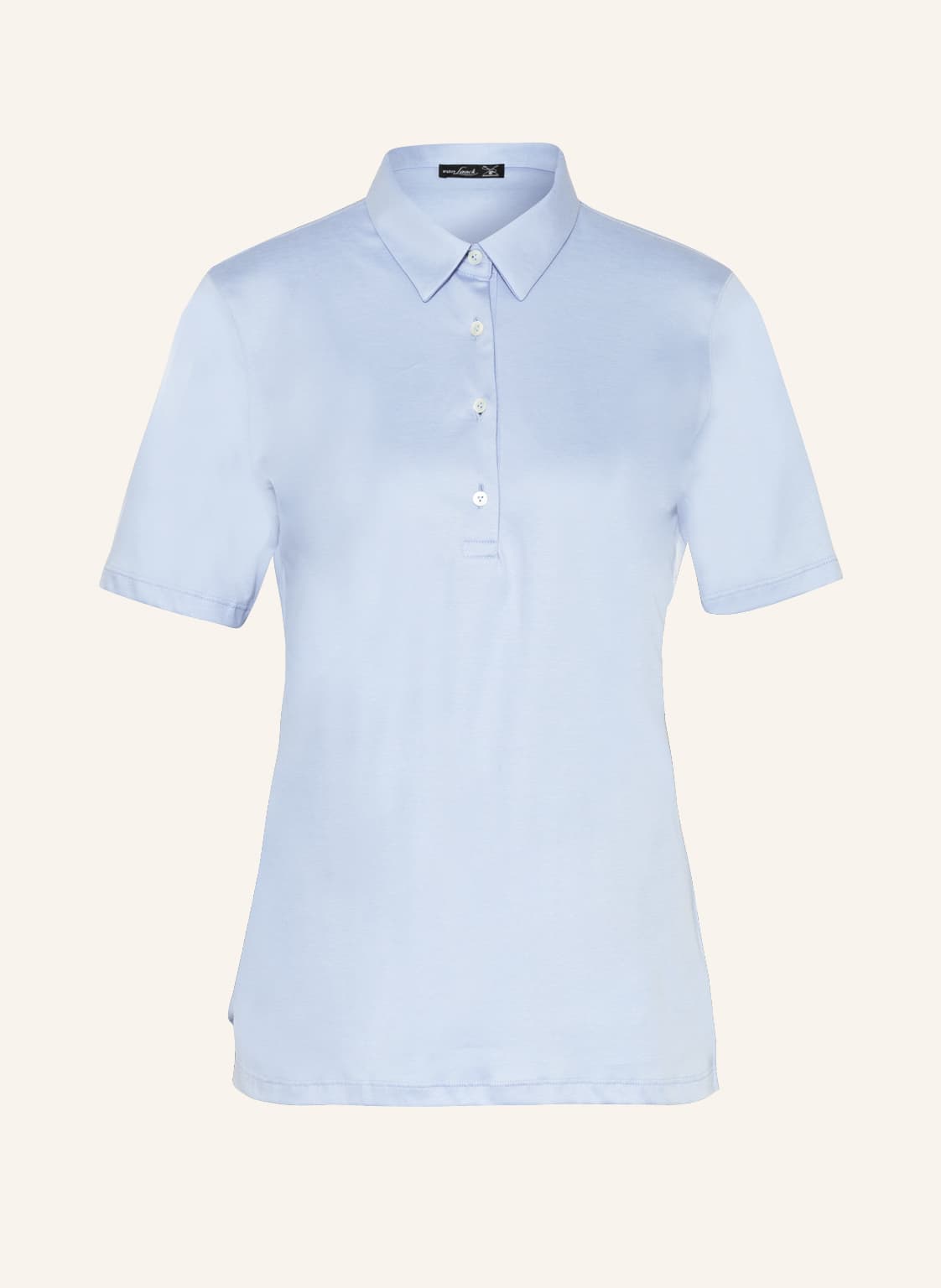 Image of Van Laack Jersey-Poloshirt Mirja blau