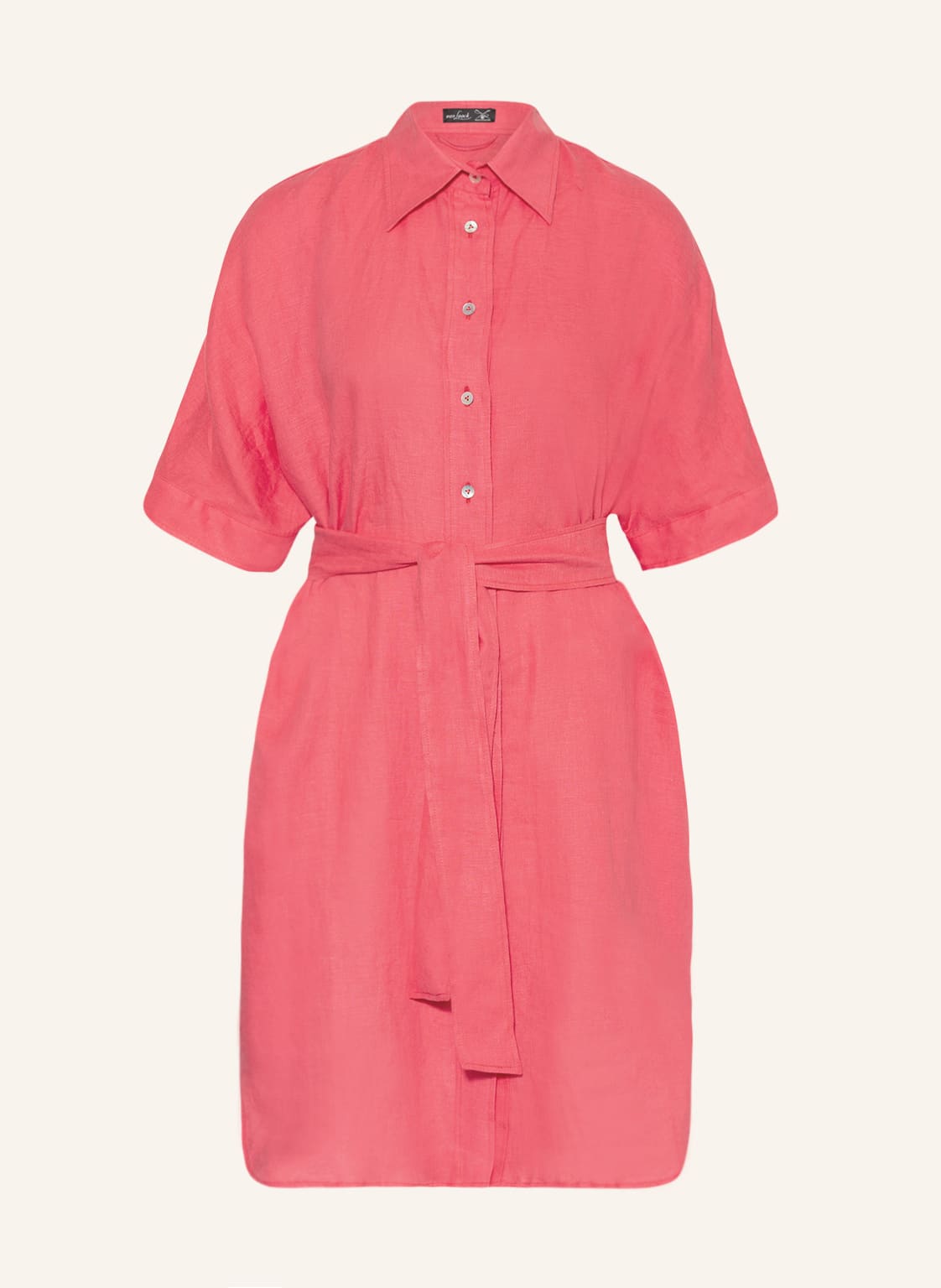 Image of Van Laack Hemdblusenkleid Khama Aus Leinen rot