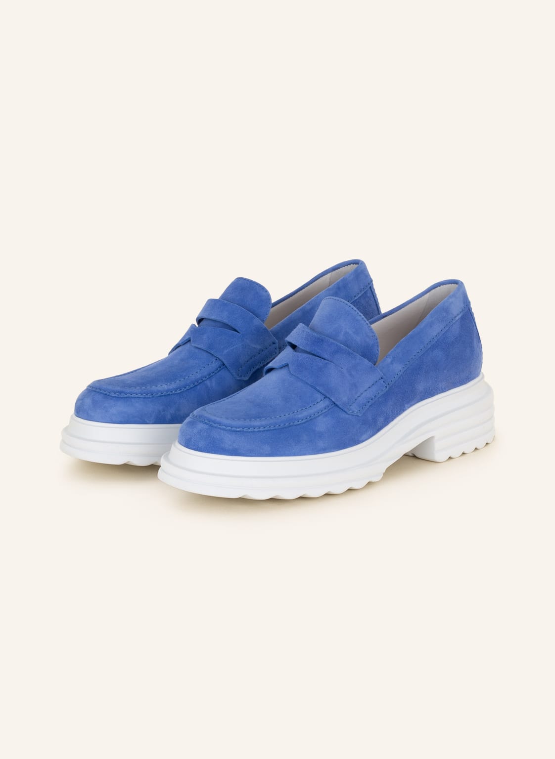 Image of Kennel & Schmenger Plateau-Loafer blau