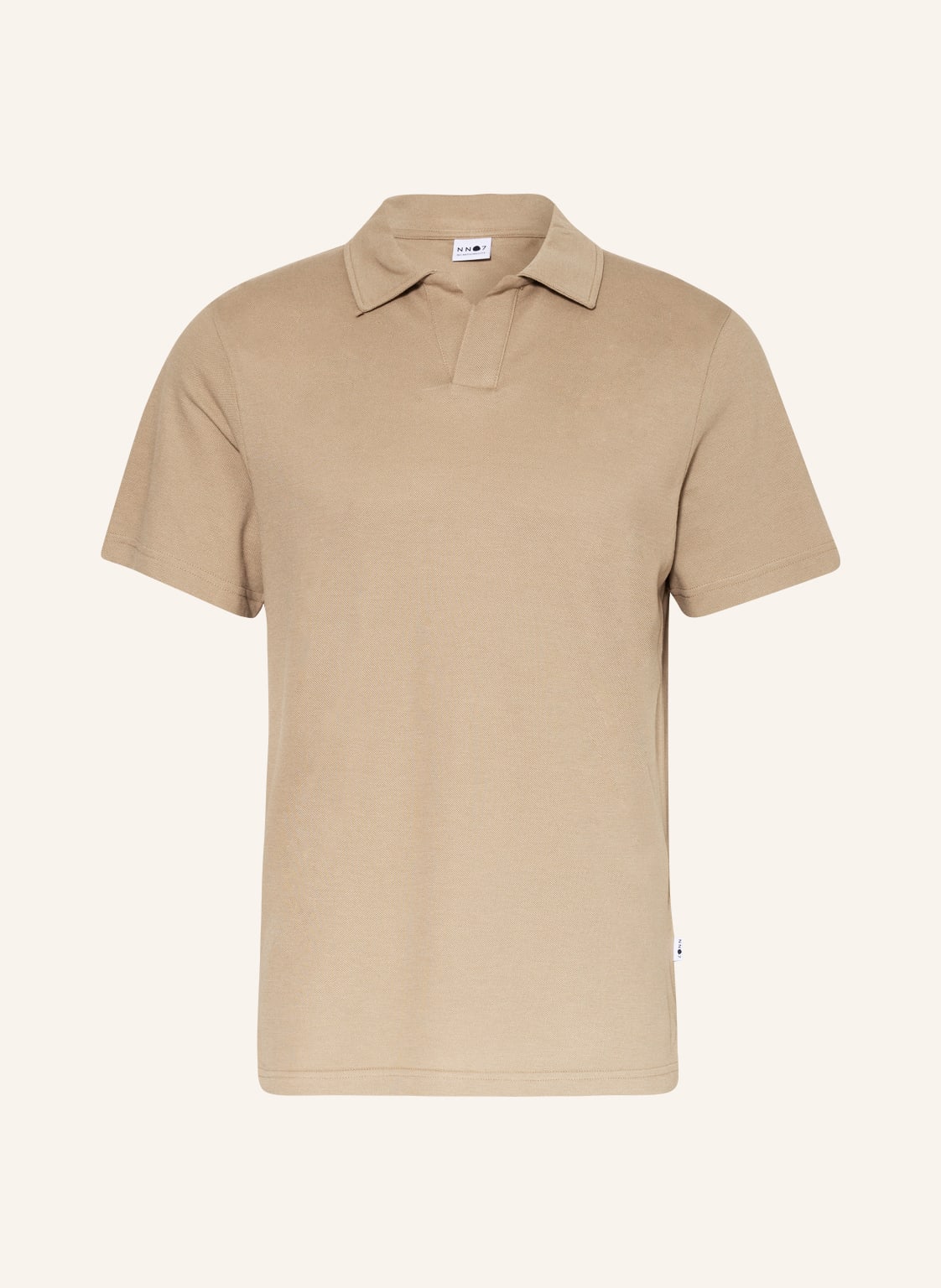 Image of nn07 Piqué-Poloshirt beige