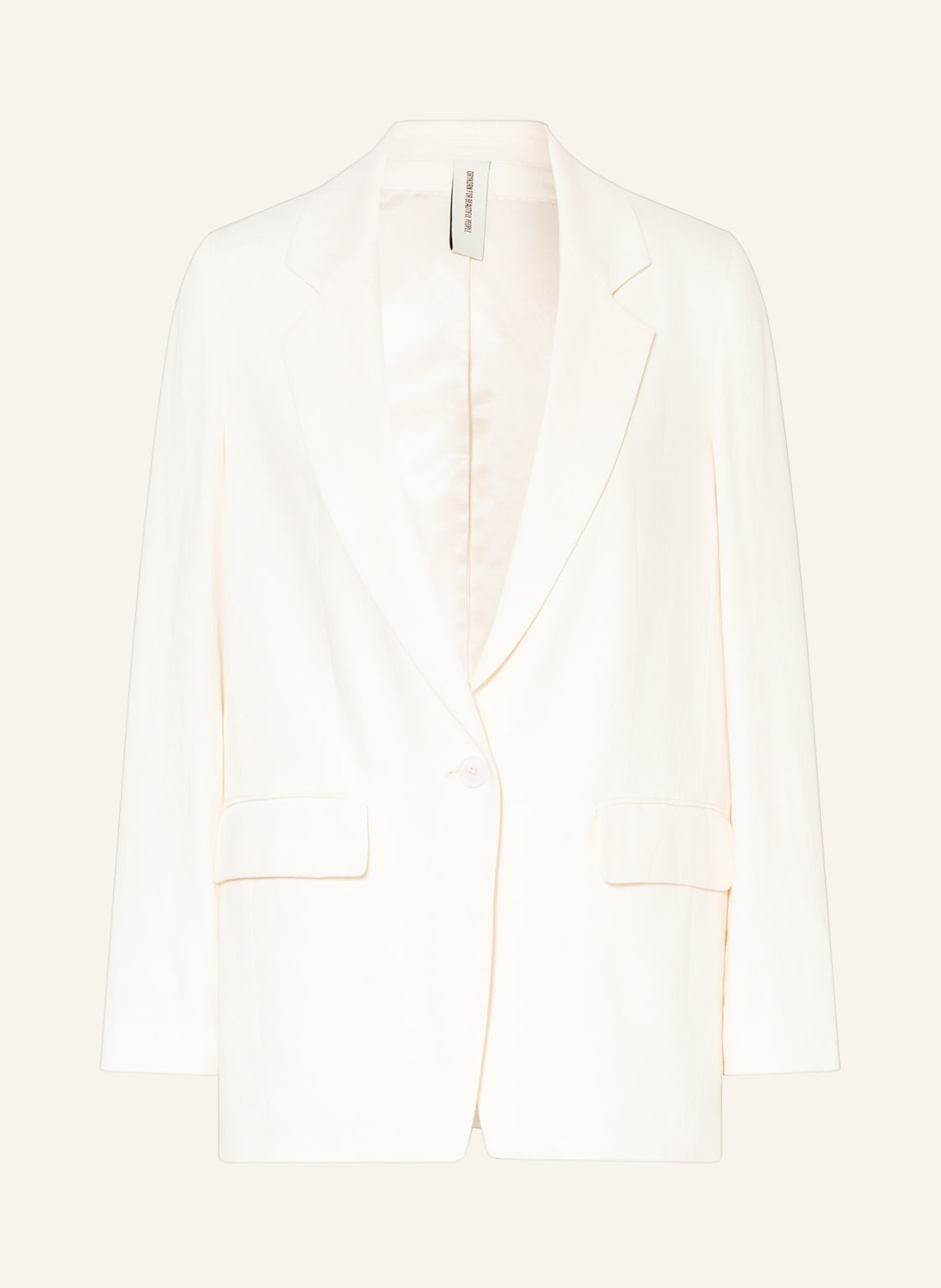 Image of Drykorn Blazer Glendale Mit Leinen weiss