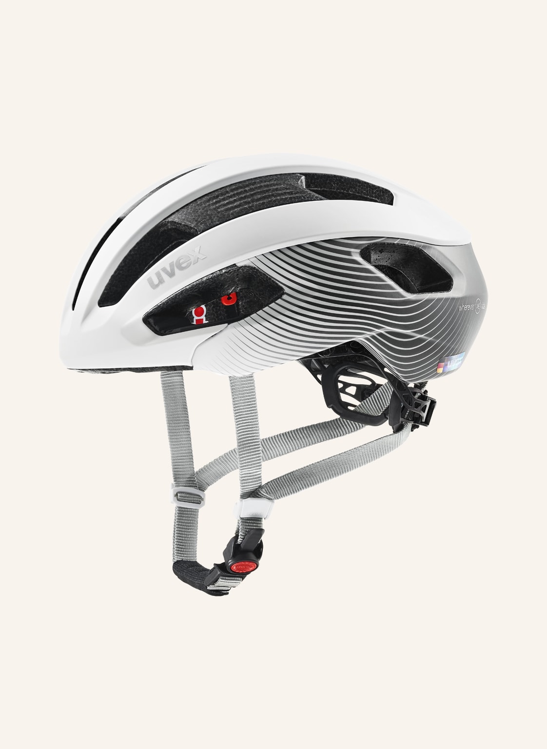 Image of Uvex Fahrradhelm Rise Cc We weiss