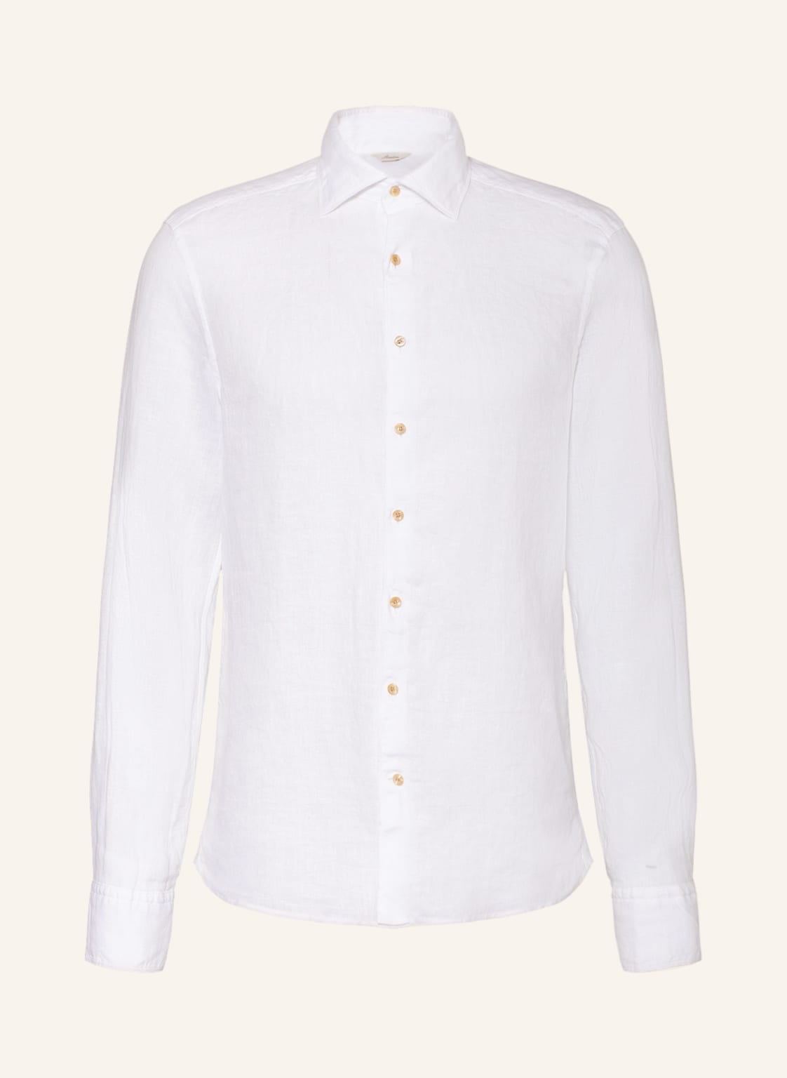Image of Stenströms Leinenhemd Slim Fit weiss