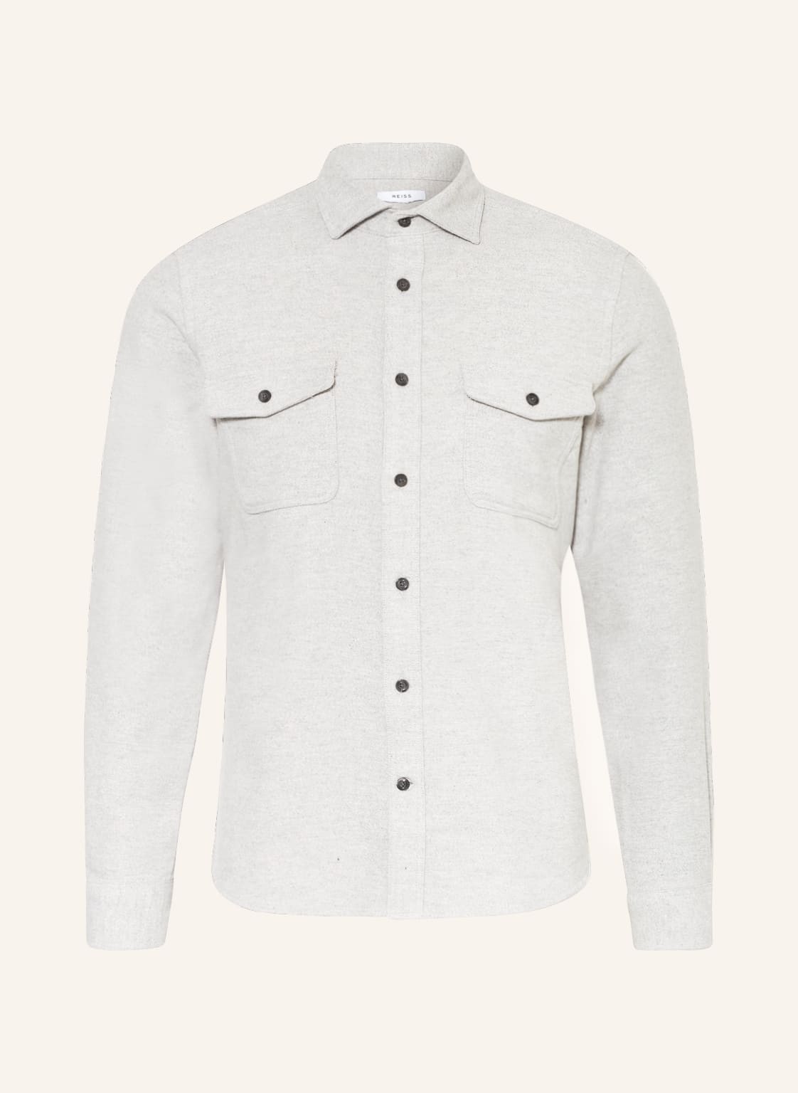 Image of Reiss Overshirt Miami grau