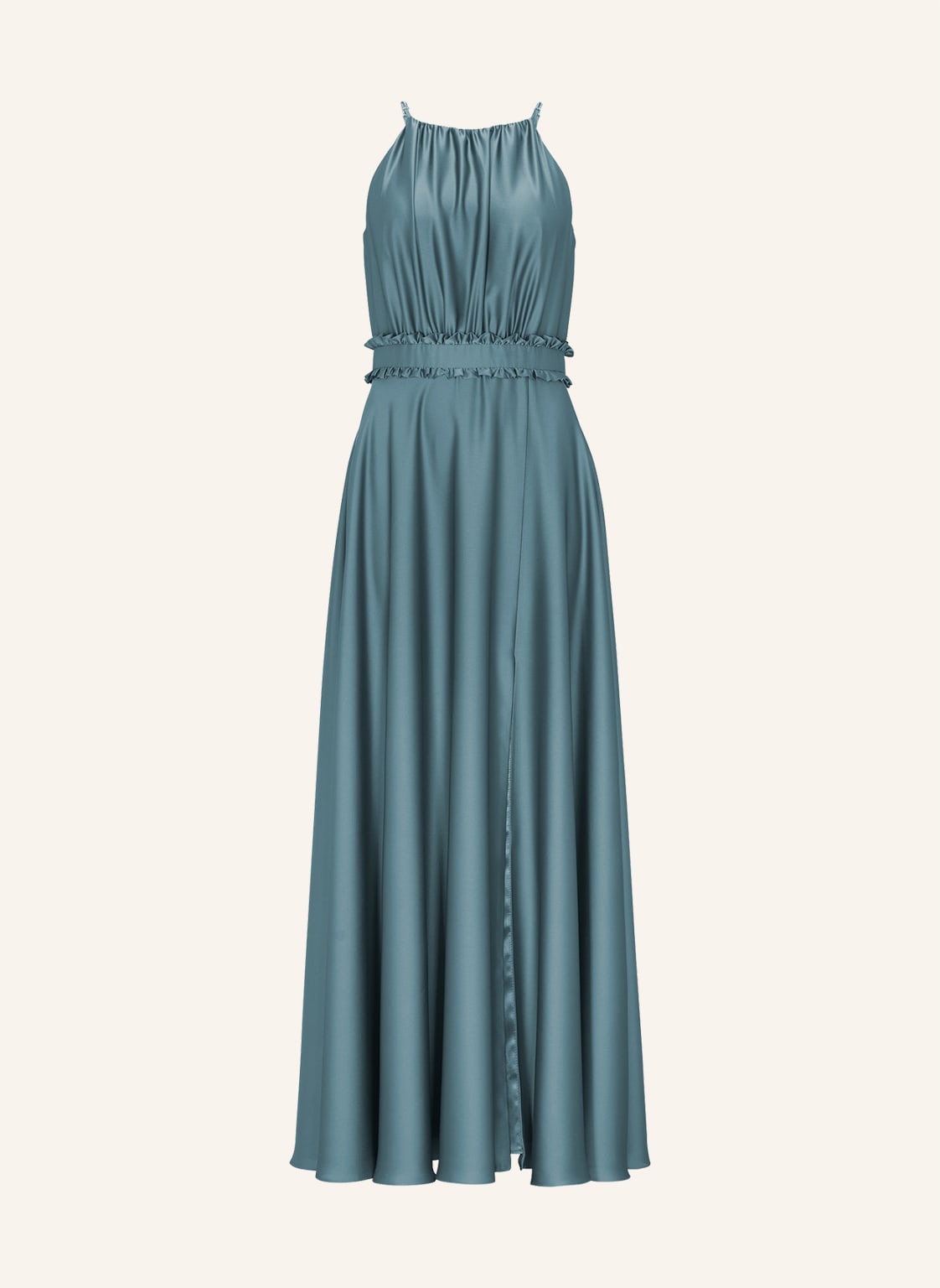 Image of Swing Abendkleid Aus Satin blau