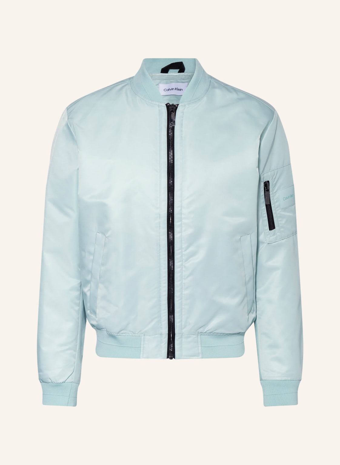 Image of Calvin Klein Satinblouson blau