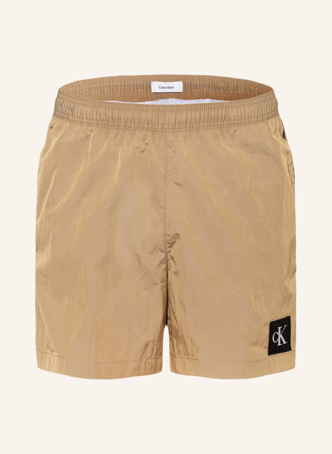 Image of Calvin Klein Badeshorts Ck Nylon beige