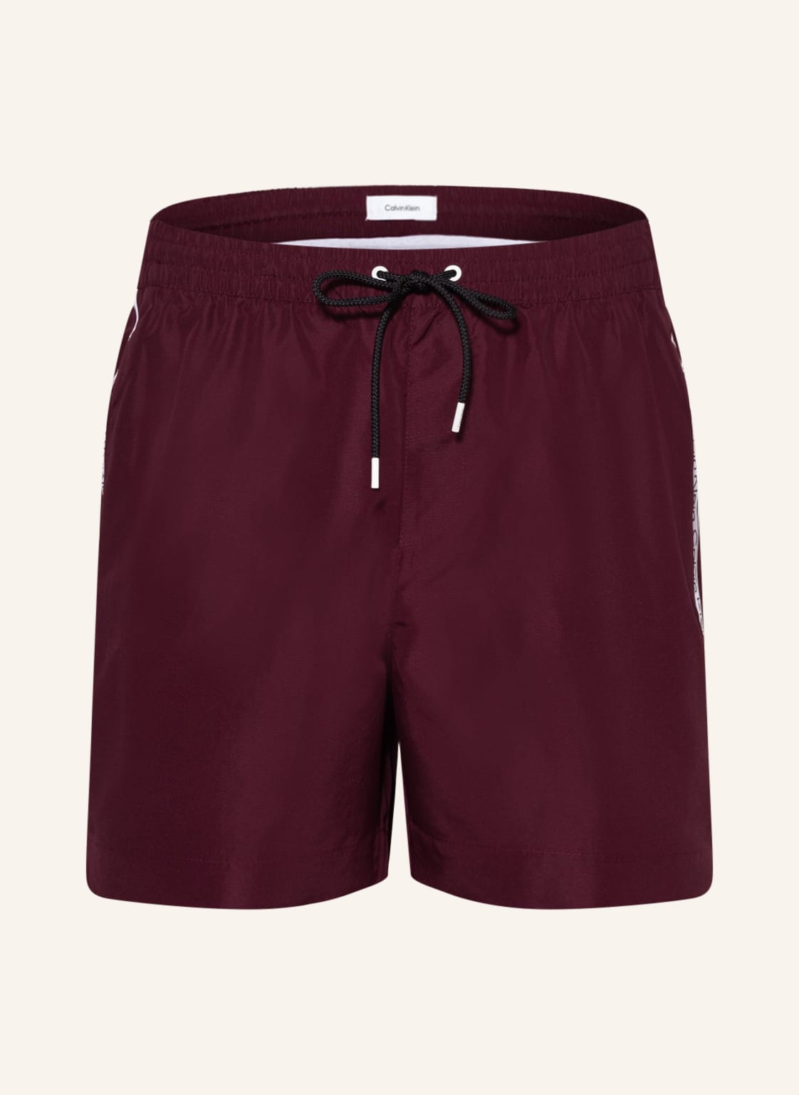 Image of Calvin Klein Badeshorts Logo Tape rot