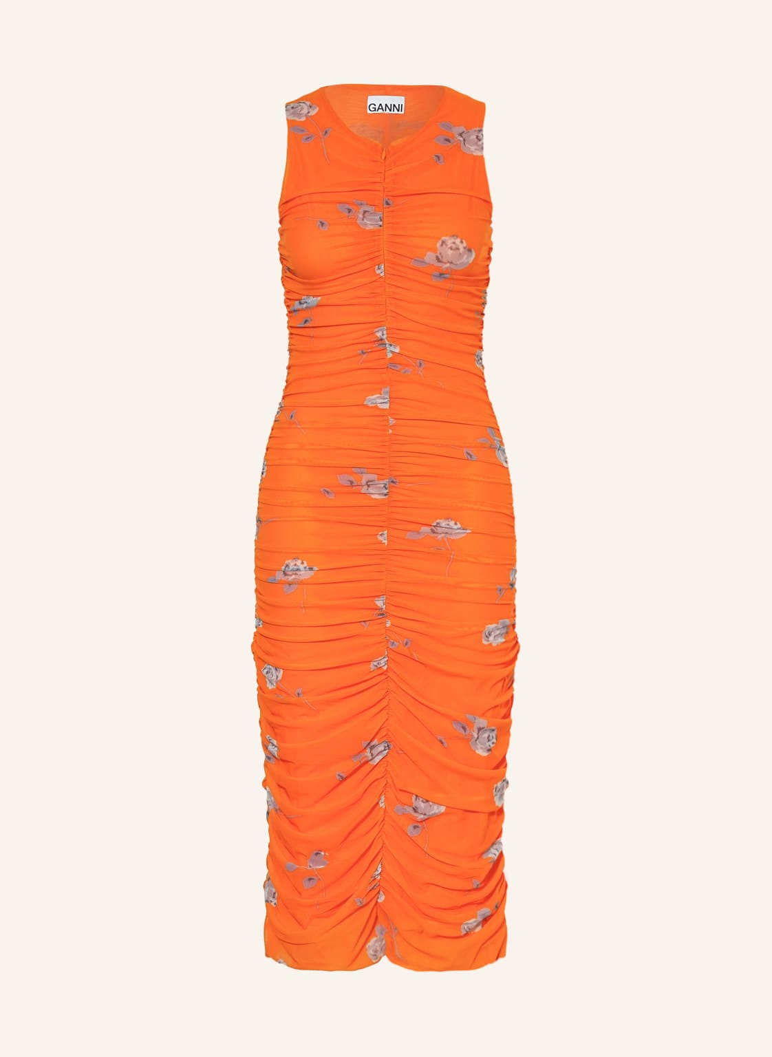 Image of Ganni Kleid orange