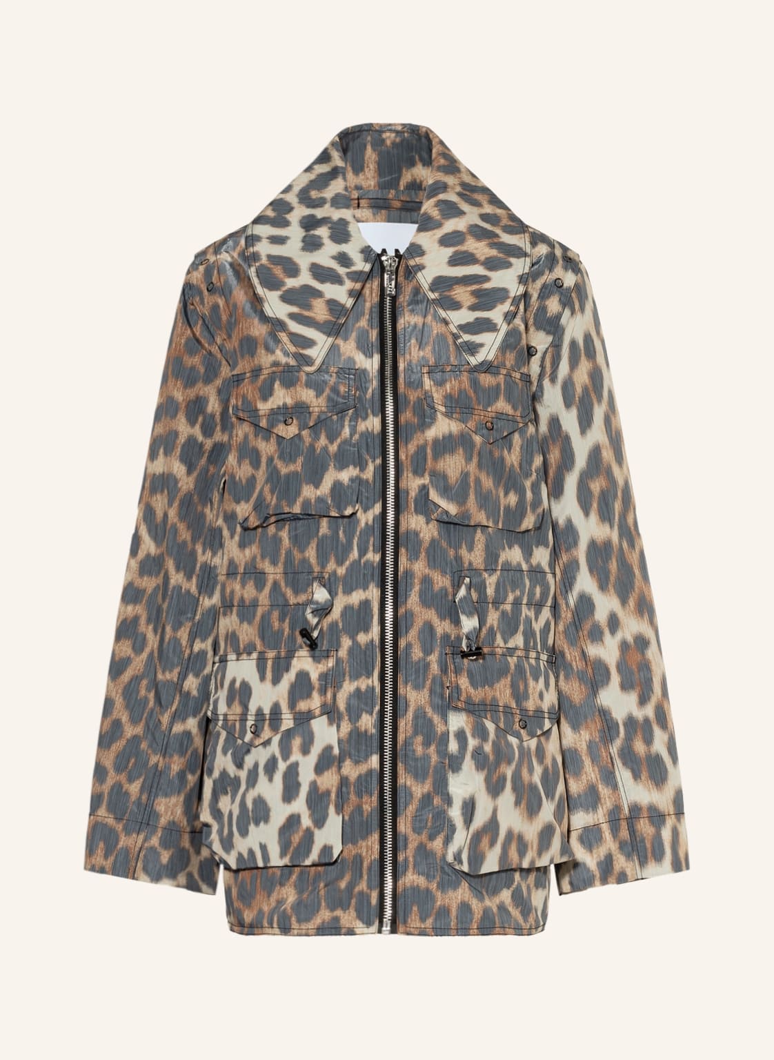 Image of Ganni Jacke braun