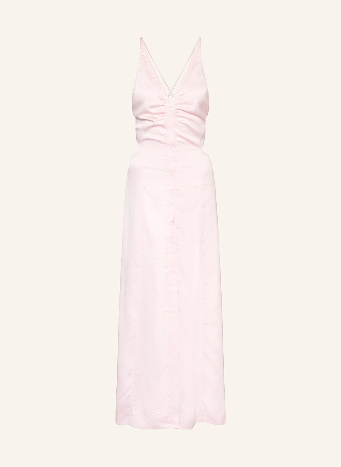 Ganni Kleid Mit Cut-Outs rosa