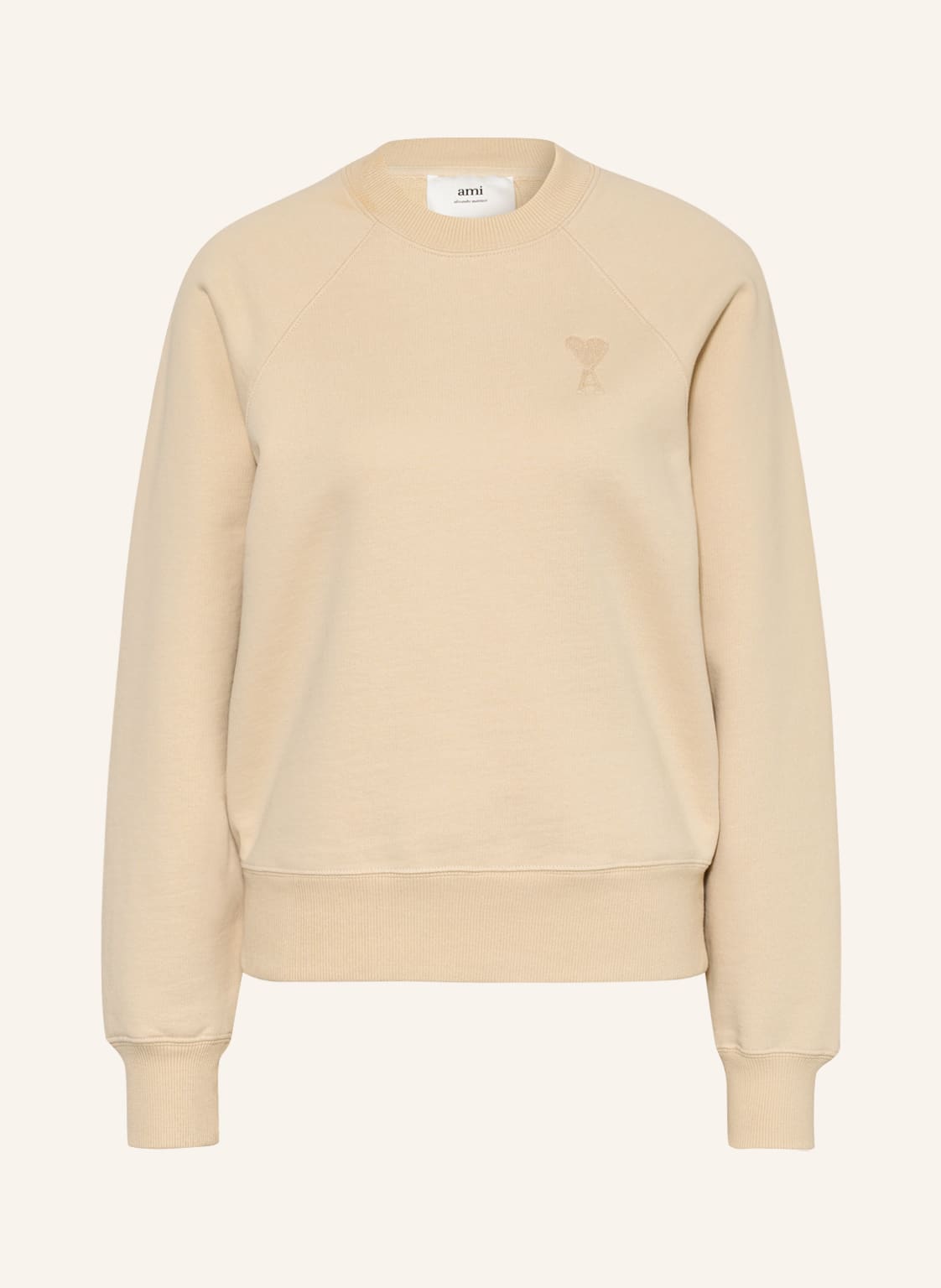 Image of Ami Paris Sweatshirt beige